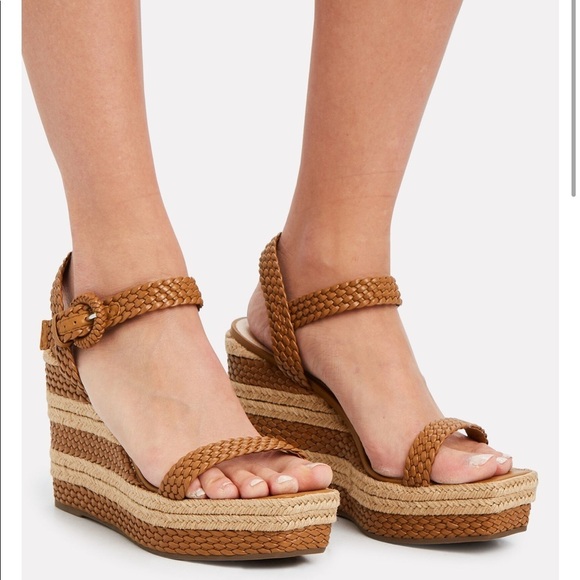 SCHUTZ | Nani Two Toned Braided Espadrille Wedge - Picture 1 of 12